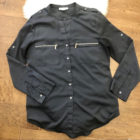 Calvin Klein Navy blouse